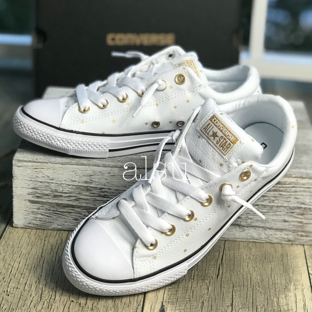 Converse Ctas Street Slip WhiteGold Stars ⭐️ WMNS - Picture 3 of 8